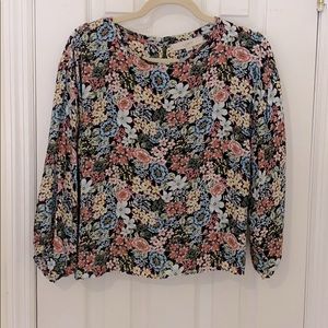 LOFT: Floral print blouse
